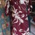 Bold & Beautiful – Maroon Floral Kurti for Effortless Style