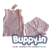 Popees Baby Girls' Ribbed Cotton Top & Shorts Set