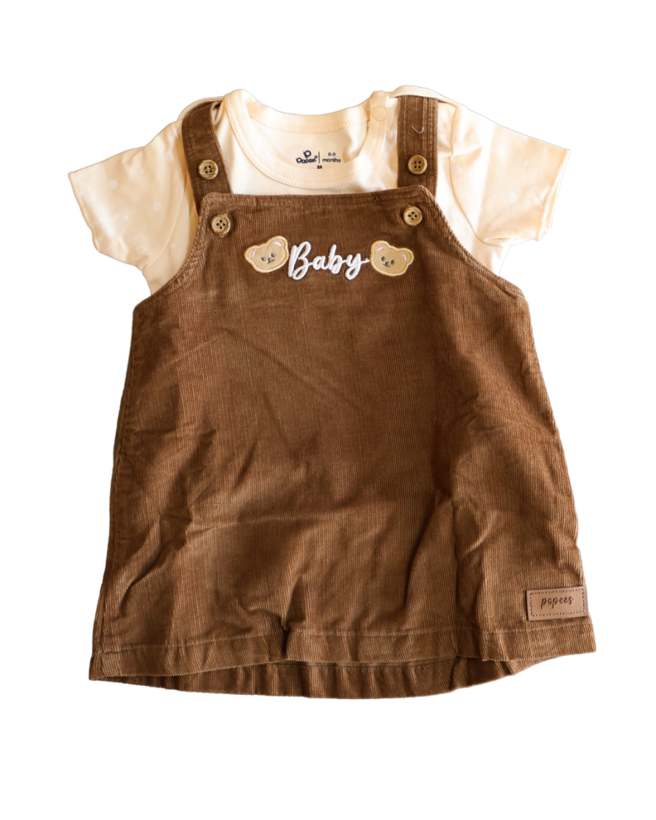 Popees Pure Cotton Baby Girls’ Frock – Newborn to 1 Year
