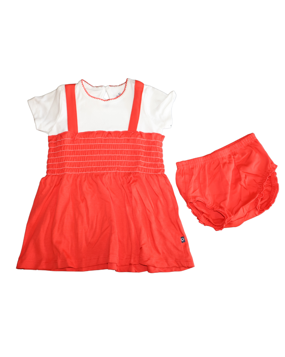 Popees Pure Cotton Baby Girls’ Frock – Newborn to 1 Year