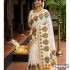 Authentic Kathakali Face Mural Print Kerala Set Saree