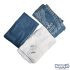 Elegant Blue & White Chikankari Churidar Material Set