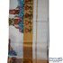 Traditional Kerala Kasavu Saree with Mural Art & Golden Zari