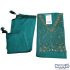 Emerald Teal Luxury Handwork Churidar Material Set