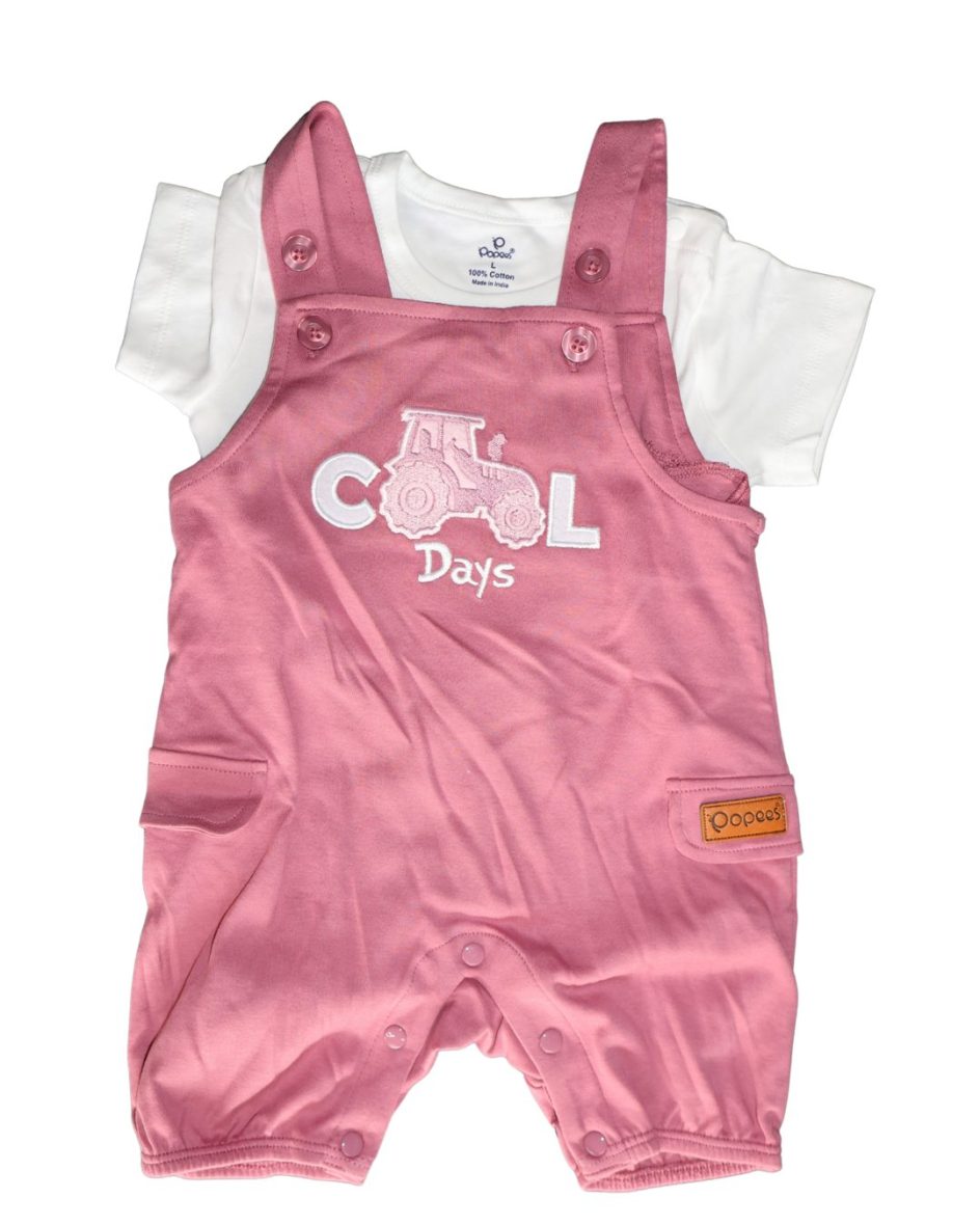 Popees Baby Boy “Cool Days” Dungaree & Tee Set