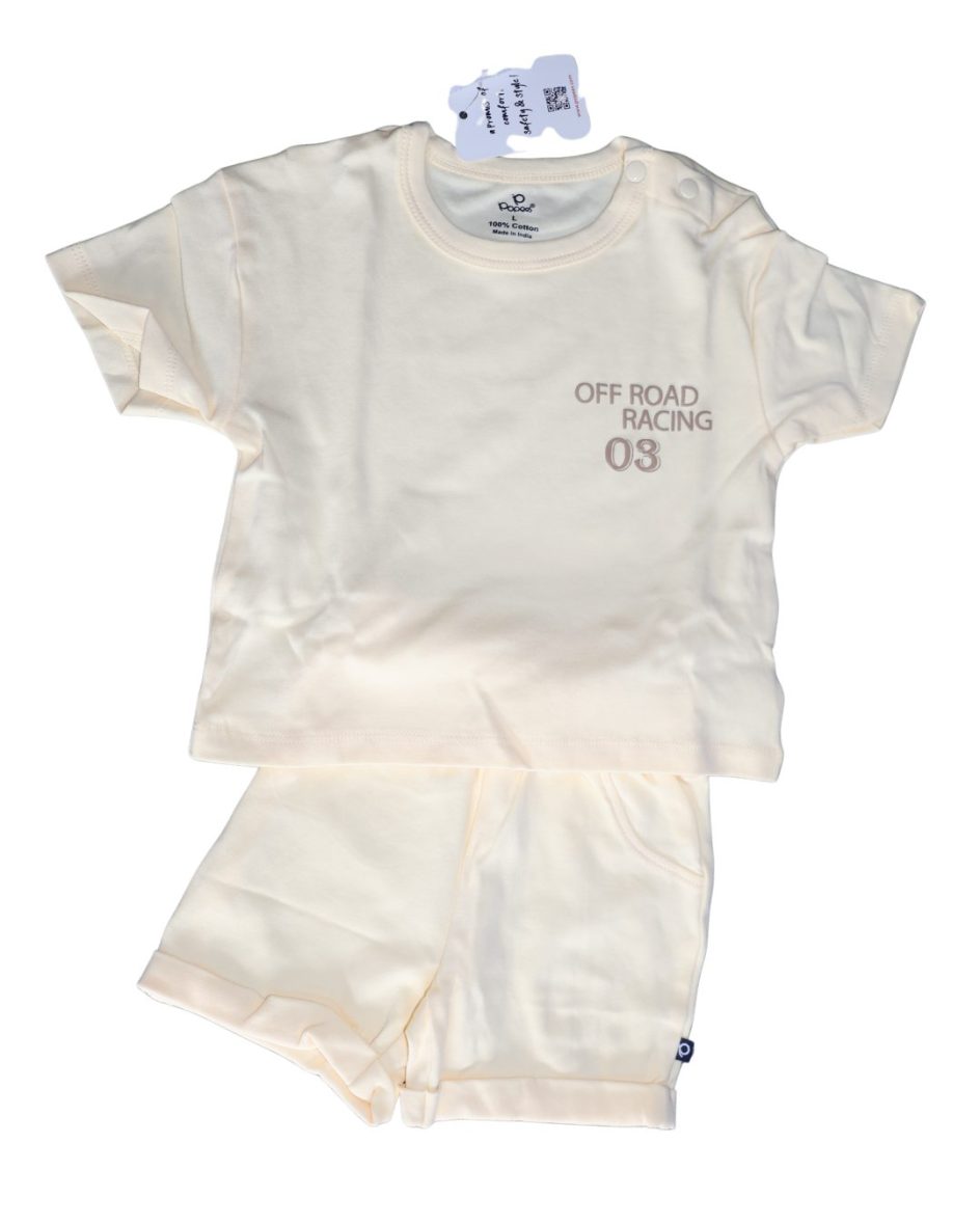 Popees Baby Boy Smart Casual Romper Set (Age 0-1 Year)