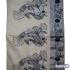 Kerala Traditional Silver Peacock Embroidery Set Saree-with Blouse