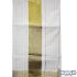Kerala Traditional Vertical Gold Pinstripe Set Saree