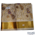 Kerala Traditional Golden Peacock & Heart Embroidery Set Saree